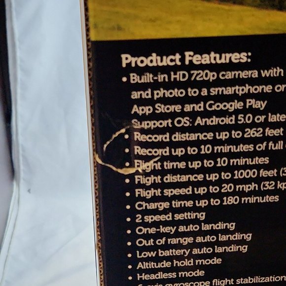 Polaroid Drone PL3000 Camera Drone - Wifi - New in Box 720P 10 Min Flight Time - Picture 14 of 16